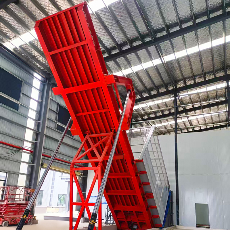 شاحنة قلابة مغلقة مع نظام التحكم في الغبار